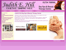Tablet Screenshot of judithhill.co.uk